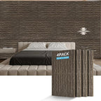 3D Faux Stone Wall Panels, Lightweight & Waterproof Accent Marble Flowing Stone - Image 5