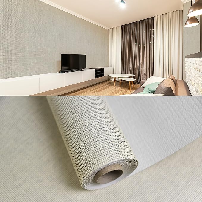 Ansehan Wallcovering W711 Terraces Collection 36" W x 8 Yard L, Natural Paper by Ansehan