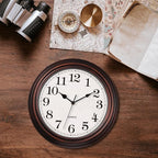 Wall Clock, 12 Inch Vintage Retro Silent Quality Wall Clocks Battery Operated - Image 7