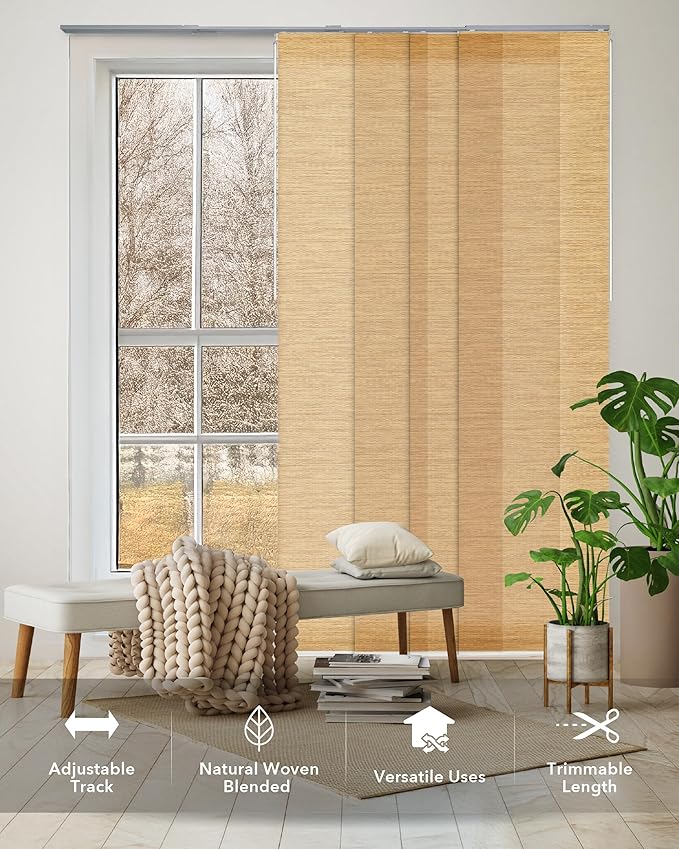 GoDear Design Adjustable Vertical Blinds, Sliding Door Blinds, Window Blinds & - Image 2