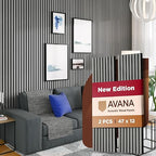 Avana Acoustic Wood Wall Panels – 47.2 X 12.6 Inch Gray Oak Acoustic Panels 2 by AvanaHome