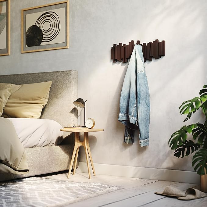 Umbra Sticks Wall-Mounted Coat Rack Rail Hook - Image 9