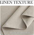 NICETOWN Linen 100% Blackout Insulated Patio Curtain 84" Long Burg, 1 Panel - Image 7