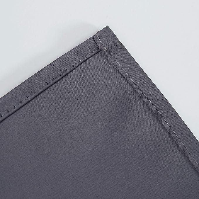 LEMOMO Grey Thermal Blackout Curtains/42 x 84 Inch/Set of 2 Panels Room - Image 7