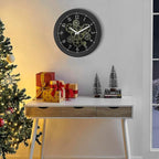 CLXEAST 15 Inch Real Moving Gear Wall Clock, Vintage Industrial Steampunk Metal - Image 5