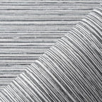 Grasscloth Textured Wallpaper Dark Gray Linen Thick 24" X 394" Fabric Contact by osayhome