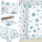 Kochorie 100 Ft x 54 Inch Christmas Snowflake Printed Tablecloth Roll by Kochorie