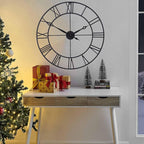 CLXEAST 30 Inch Large Wall Clock Modern, Oversized Roman Numeral Decorative - Image 6