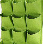 ZOENHOU 2 Pack Total 36 Roomy Pockets Green Vertical Garden Planter, - Image 5