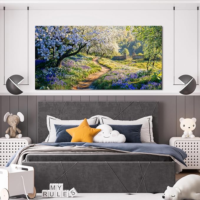 Canvas Wall Art Decor Large Modern Green Wall Art - Image 5
