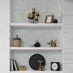 CHIHUT Holographic Silver Glitter Wallpaper Stick and Peel - Image 7