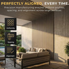 From Plain to Beautiful in Hours WPC Exterior Wall Slat Panels Waterproof - Image 7