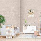 15.75"x787.4" Beige Grasscloth Wallpaper Peel and Stick Removable Textured Wall - Image 7