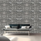 3D Wall Panels Peel and Stick in Black Grey, Faux Brick Wall Panels - Image 8