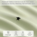 XiDi Green Curtains for Bedroom, Girls Room Blackout Curtains, Kids Room - Image 5