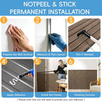 PS Wainscoting Wall Panel Kit, Paintable Waterproof PS Panels - Image 4