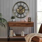 CLXEAST 21 Inch Large Moving Gears Wall Clock - Image 5