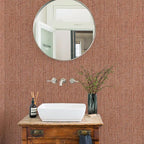 JiffDiff Woven Wallpaper Peel and Stick 17.3" x 120" Colorful Paint Grasscloth - Image 2