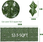 Artificial Ivy Privacy Fence Screen, Garden Greenery Decor - Image 2