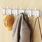 pickpiff Coat Rack Wall Mounted Heavy-Duty: Metal Coat Hanger 6 Hooks - Image 5