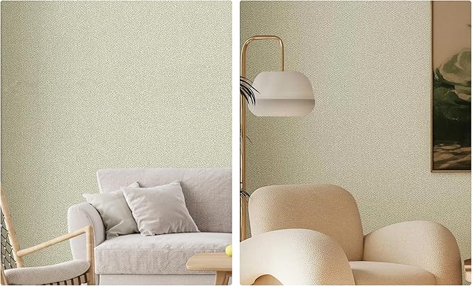 Fabric Grasscloth Texture Self-Adhesive Wallpaper Linen Peel and Stick - Image 7