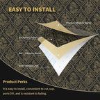 Toduso Peel and Stick Wallpaper Vintage Wall Paper Boho Contact Paper Black and - Image 5