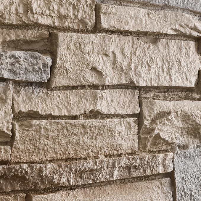 8-Pack Faux Stone Wall Panels PU Stone Veneer Siding, Mortarless Lightweight - Image 5