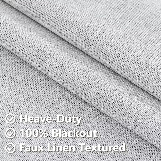 IGEMAEVE 100% Blackout Curtains 72 Inch Length - Image 5