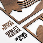 qmmp Modern Wooden Wall Sculptures - Image 6
