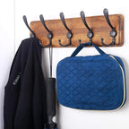 SKOLOO Rustic Wall Mounted Coat Rack: 16" Stud Spacing, Pine Real Wood Plank - Image 3