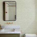 Simon&Siff Textured Grasscloth Peel and Stick Wallpaper 17.7"x118" Neutral Faux - Image 6
