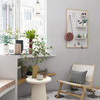 Grasscloth Peel and Stick Wallpaper Textured Gray Fabric Wallpaper Faux Linen - Image 5