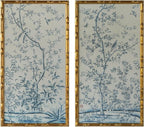 HongFengtang Chinese Rice Paper Print China Flower And Bird Bamboo Frame 19.5 X - Image 2