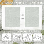 Amiya Grasscloth Grey Wallpaper Peel and Stick Faux Fabric Linen Contact Paper - Image 4