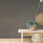 VEELIKE Truffle Brown Grasscloth Wallpaper Peel and Stick Grass Cloth Vinyl - Image 3