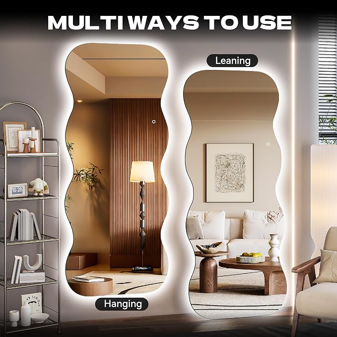 Hasipu Wavy Full Length Mirror - Image 4