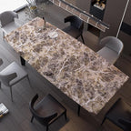BAYYA Extra Wide Marble Granite Peel and Stick Wallpaper Brown Thicken - Image 6