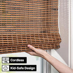 LazBlinds Cordless Bamboo Roman Shades - Image 3