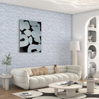 Theper Blue Striped Modern Wallpaper Peel and Stick Wallpaper Boho 17.3"×590" - Image 4