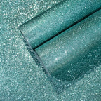 CHIHUT 15.7''x100'' Peel and Stick Light Blue Glitter Wallpaper Roll Sparkly by CHIHUT
