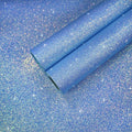 CHIHUT Holographic Blue Glitter Peel and Stick Wallpaper 15.7''x236'' by CHIHUT