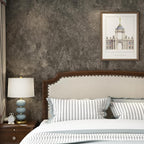 3yecao 48"×197" Big Roll Long Size Dark Brown Tan Grey Concrete Wallpaper Peel - Image 4