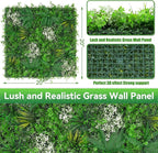 20"x20" Grass Wall Panels, Faux Green Wall Decor - Image 2