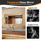 Delma Bathroom Vanity Mirror, High-Definition Bathroom Mirror, Versatile - Image 7
