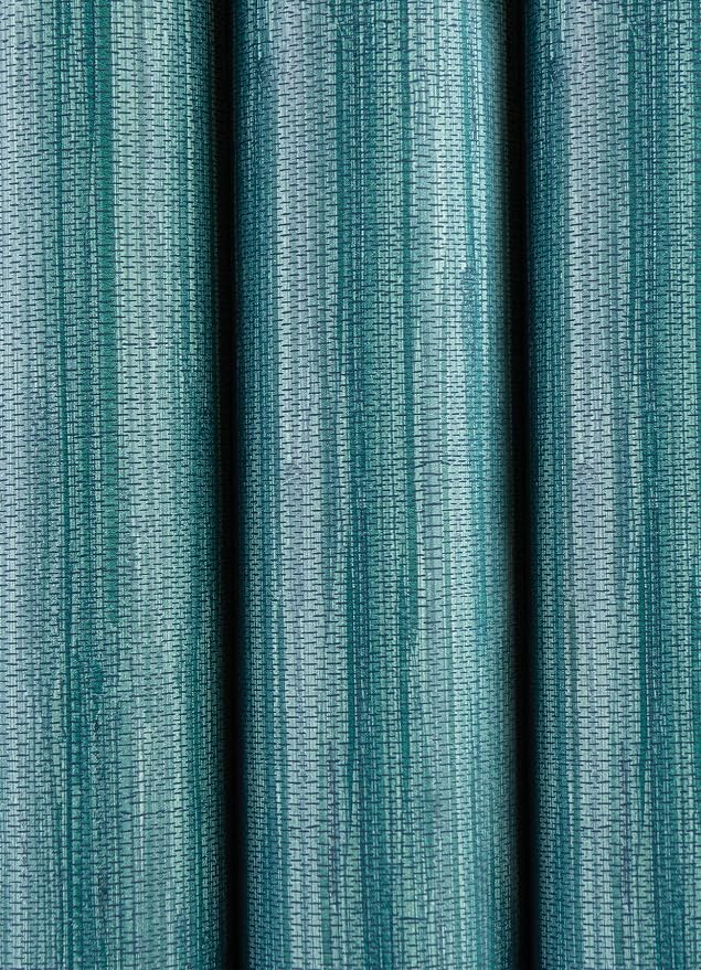 NuWallpaper Steel Blue Grassweave Peel & Stick Wallpaper - Image 11