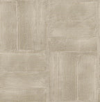 RoomMates Taupe Dimensional Square Plaster Peel and Stick Wallpaper, RMK12681PLW by RoomMates