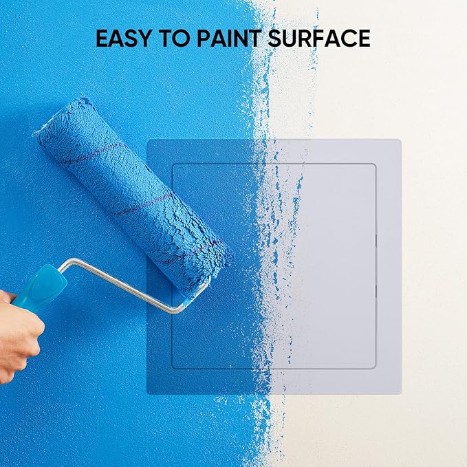 TICONN Access Panel for Drywall, 6 x 9 Inch ABS Plastic Wall Hole Cover Access - Image 8
