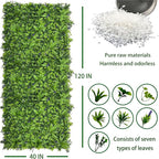 ODTORY Artificial Greenery Wall Roll: 40X120IN UV-Anti Ivy Privacy Fence Wall - Image 2