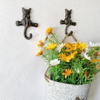 Rustic Cat-Shaped Decorative Wall Hook Rack Hangers - Image 4