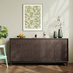 Abyssaly Brown Peel and Stick Wallpaper Vintage Embossed Floral Contact Paper - Image 6